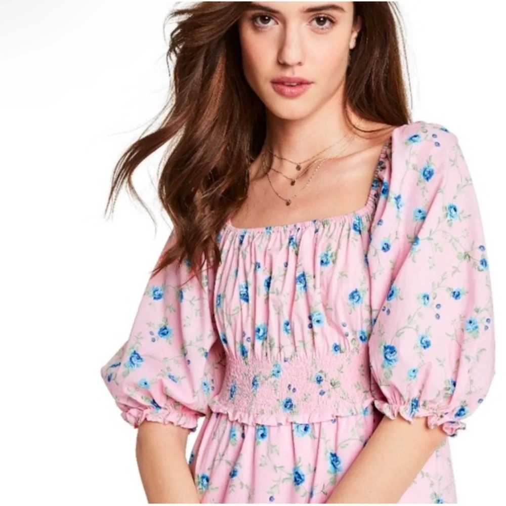 RARE LoveShackFancy x Target Sabine Floral Midi Dress - Picture 3 of 8